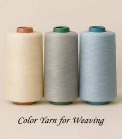 Color yarn for weaving